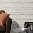 Papel De Parede Adesivo Autocolante Estilo Pedras Branco Cinz