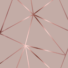 Papel De Parede Adesivo Autocolante Geométrico Rose Gloss Qua