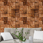 Papel De Parede Adesivo Autocolante Lavavel 3d Madeira Natura