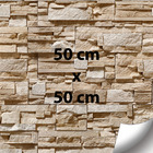 Papel De Parede Adesivo Autocolante Pedras 50cmx50cm - Modelo
