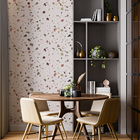 Papel De Parede Adesivo Azulejo  Artístico Colorido 2,80m