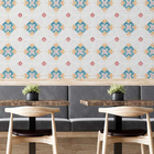 Papel De Parede Adesivo Azulejo Aquarela N05210