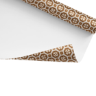 Papel De Parede Adesivo Azulejo Arabesco Marrom 2,80m