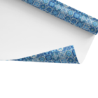 Papel De Parede Adesivo Azulejo Arabesco Tons De Azul 2,80m