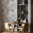 Papel De Parede Adesivo Azulejo Arabesco Tons Pastéis 2,80m