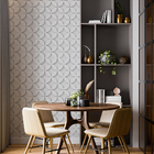 Papel De Parede Adesivo Azulejo Arabescos Geométrico 2,80m