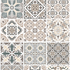 Papel De Parede Adesivo Azulejo Cozinha Tons De Cinza 3,50m