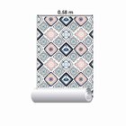Papel De Parede Adesivo Azulejo Floral N02040 0,48x2,5m