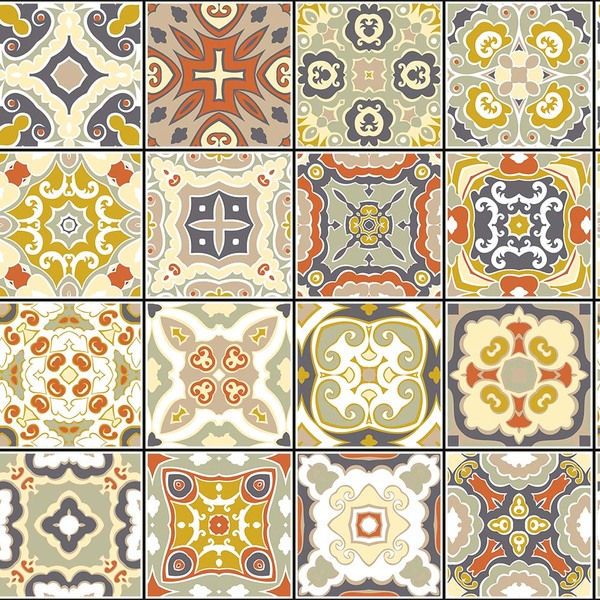 Papel De Parede Adesivo Azulejo Ladrilho  Decorar Cozinha 9mx