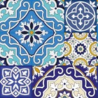 Papel De Parede Adesivo Azulejo Mosaico Colorido Decoração 2,