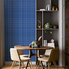 Papel De Parede Adesivo Azulejo Pastilha Azul Cozinha 2,80m