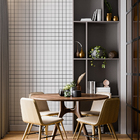 Papel De Parede Adesivo Azulejo Pastilha Branca Cozinha 2,80