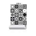 Papel De Parede Adesivo Azulejo P&b N09073