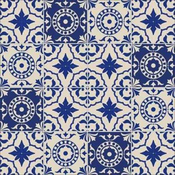 Papel De Parede Adesivo Azulejo Português 3320902401 0,58x3m