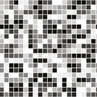 Papel De Parede Adesivo Azulejo Quadradinhos Branco Preto 10m