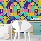 Papel De Parede Adesivo Azulejo Retrô N03140