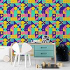 Papel De Parede Adesivo Azulejo Retrô N03140