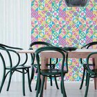 Papel De Parede Adesivo Azulejo Retrô N05098