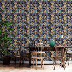 Papel De Parede Adesivo Azulejo Retrô Roxo N05102