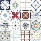 Papel De Parede Adesivo Azulejo Vermelho N03027