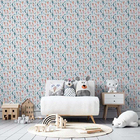 Papel De Parede Adesivo Bailarinas E Folhas N05206