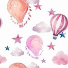 Papel De Parede Adesivo Balão Rosa 291386657