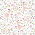 Papel De Parede Adesivo Ballet Floral 260389004