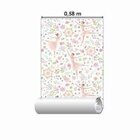 Papel De Parede Adesivo Ballet Floral 260389004