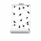 Papel De Parede Adesivo Ballet Preto 306084896