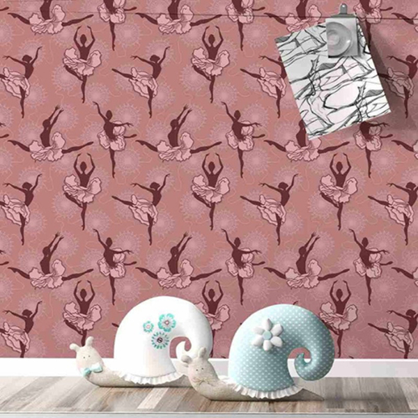 Papel De Parede Adesivo Ballet Tutu Rosa 146060732