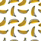 Papel De Parede Adesivo Banana Minimalista N05013