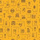 Papel De Parede Adesivo Bar And Beer N03076 0,48x2,50m