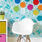 Papel De Parede Adesivo Bebê Azul 101389147