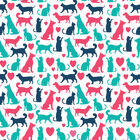 Papel De Parede Adesivo - Bichos De Estimação - 048pps