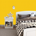 Papel De Parede Adesivo Bloco De Montar Amarelo Geek 3m
