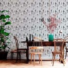 Papel De Parede Adesivo Boho Penas N012121