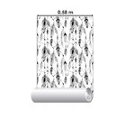 Papel De Parede Adesivo Boho Penas N012121