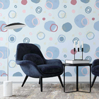 Papel De Parede Adesivo Bolhas Artístico N02065