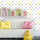 Papel De Parede Adesivo Bolhas Colorido 7