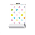 Papel De Parede Adesivo Bolhas Colorido 7