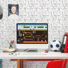 Papel De Parede Adesivo Bolinhas 289031729