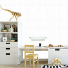 Papel De Parede Adesivo Bolinhas Azul Fundo Off White 9m