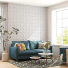 Papel De Parede Adesivo Bolinhas E Losangos Abstrato 2,80m