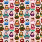 Papel De Parede Adesivo Boneca Russa Decoração Casa 2,5mx50cm