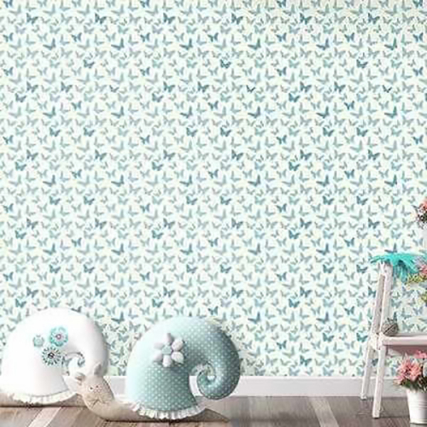 Papel De Parede Adesivo Borboleta Azul 131126447