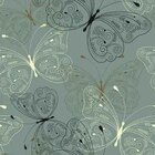 Papel De Parede Adesivo Borboleta Romântico 607