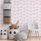 Papel De Parede Adesivo Borboletas N014114