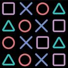 Papel De Parede Adesivo Botões Playstation Para Quarto Gamer