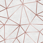 Papel De Parede Adesivo Branco Rosé Geometrico Quarto 6m