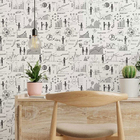 Papel De Parede Adesivo Business N014130